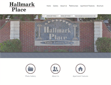 Tablet Screenshot of hallmarkplace.net
